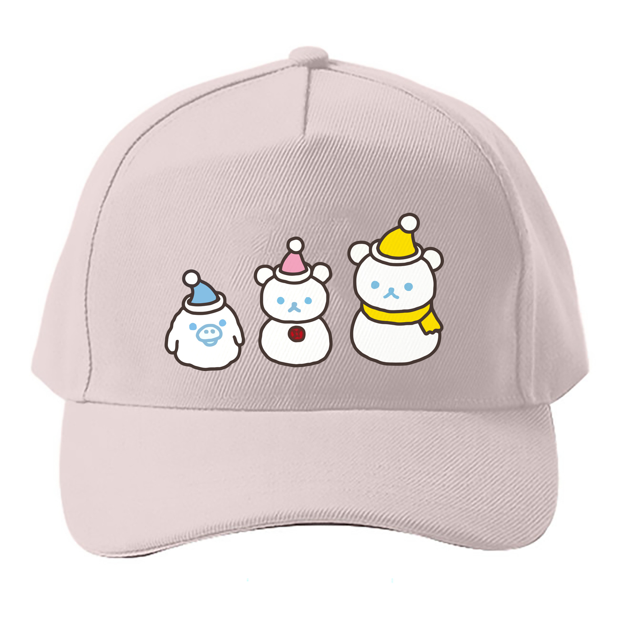 （画像用） リラックマ リラックマ キイロイトリ Rilakkuma Korilakkuma Kiiroitori ベースボールキャップ 綿100％ 男女兼用 帽子 スポーツ